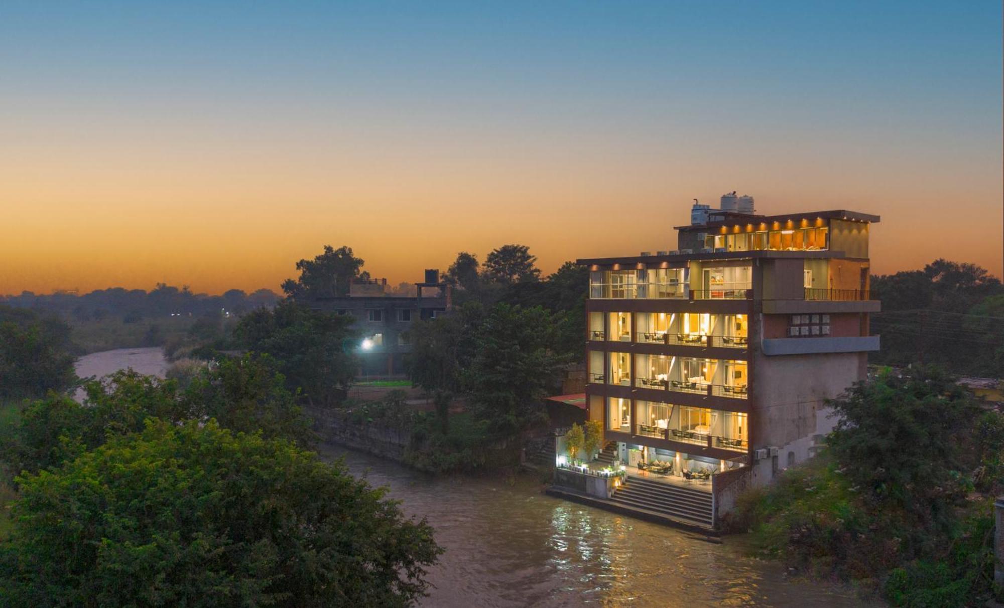 The Ganges Riverside Escape With A Private Ghat Haridwār Exterior foto