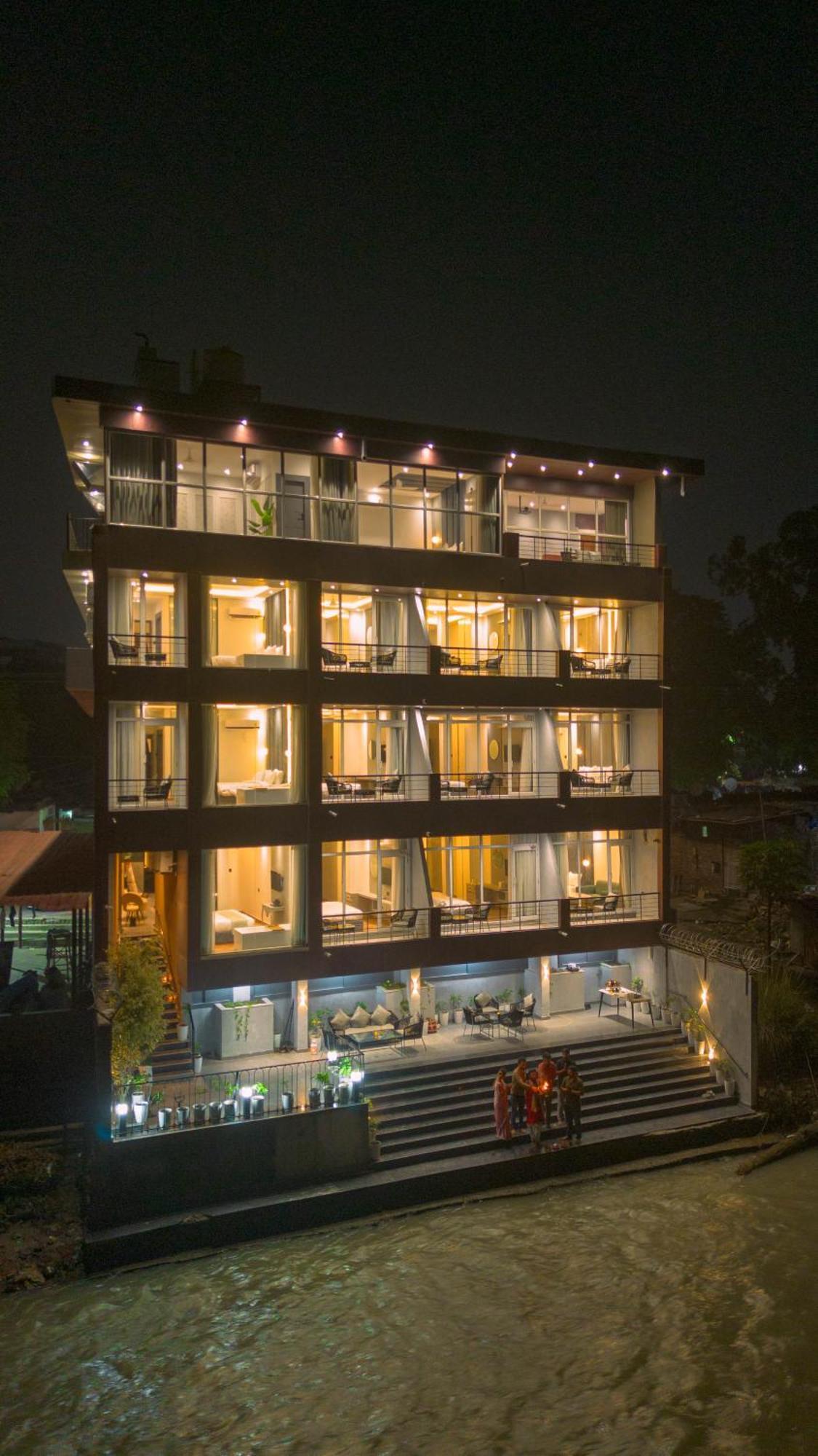 The Ganges Riverside Escape With A Private Ghat Haridwār Exterior foto
